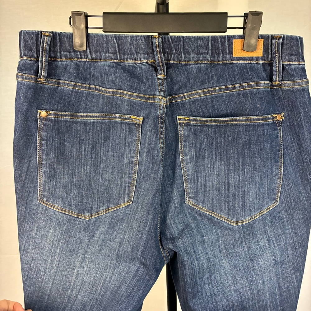 Judy Blue High Waist Pull-On Double Cuff Slim Fit Jeans 16W - Picture 5 of 7